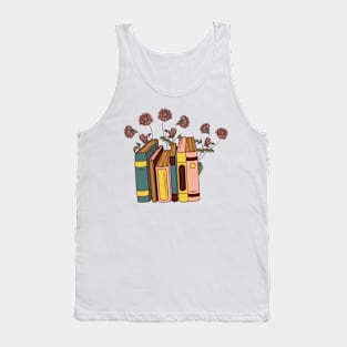 Florals books Tank Top